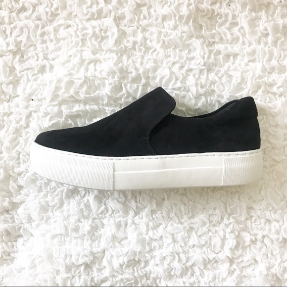 J Slides Shoes - JSlides black suede
